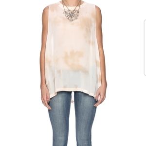 LACAUSA Firefly Tie Dye Tank